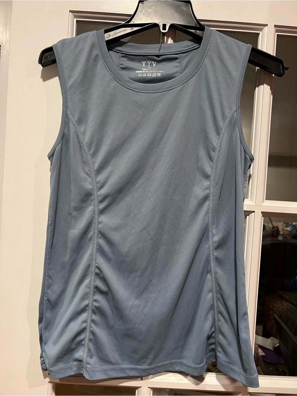 Dusty Blue Athletic Tank Top